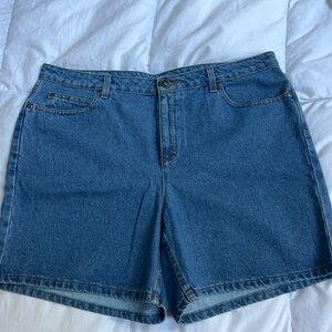 Denim shorts